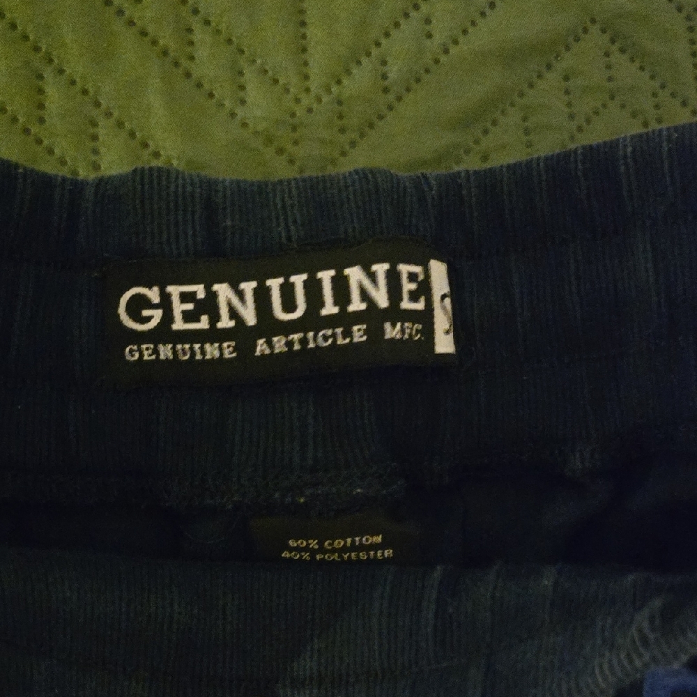 Genuine Article Navy Blue Corduroy Pants